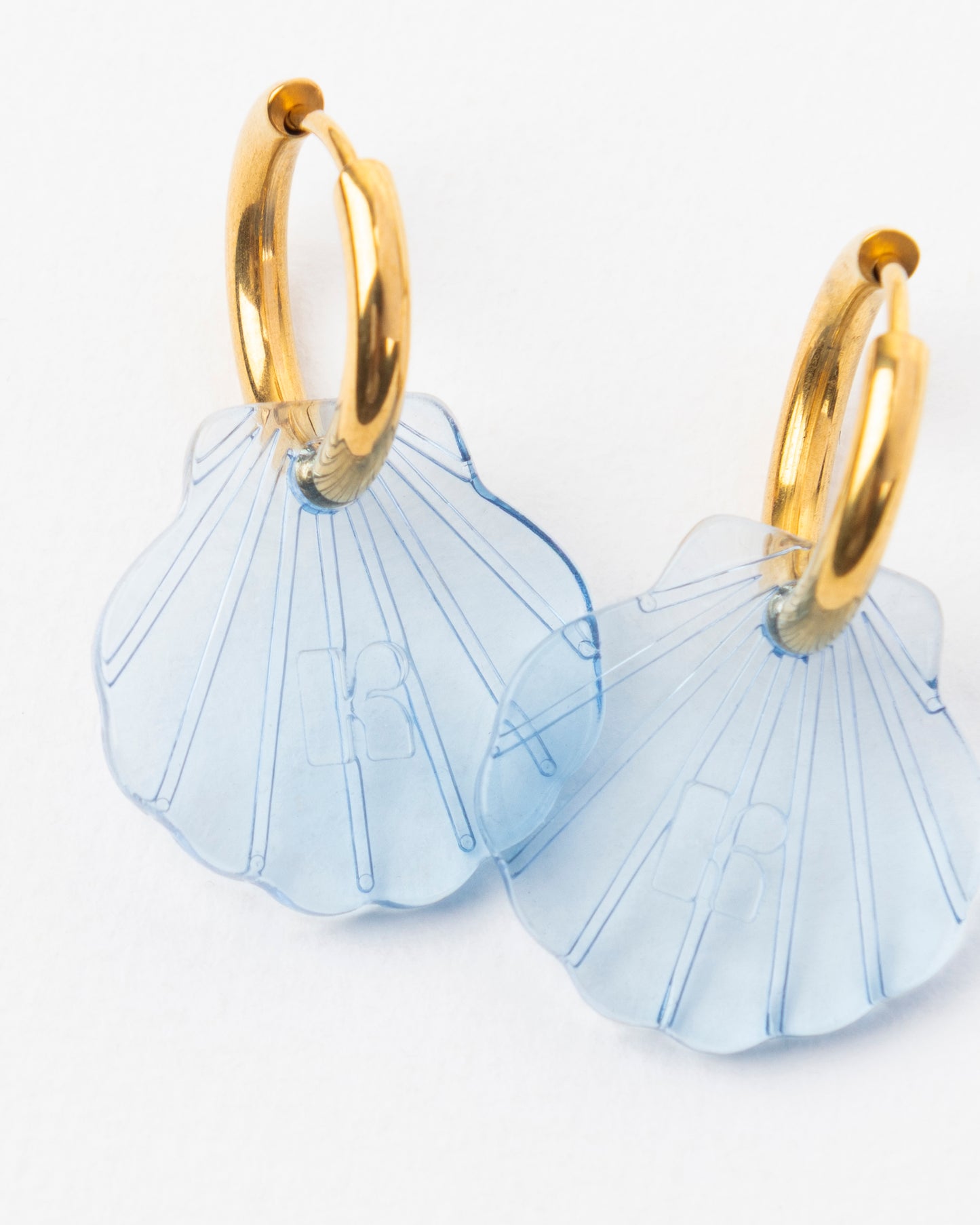 Boucles d'oreilles BABY MERMAID - Bleu -