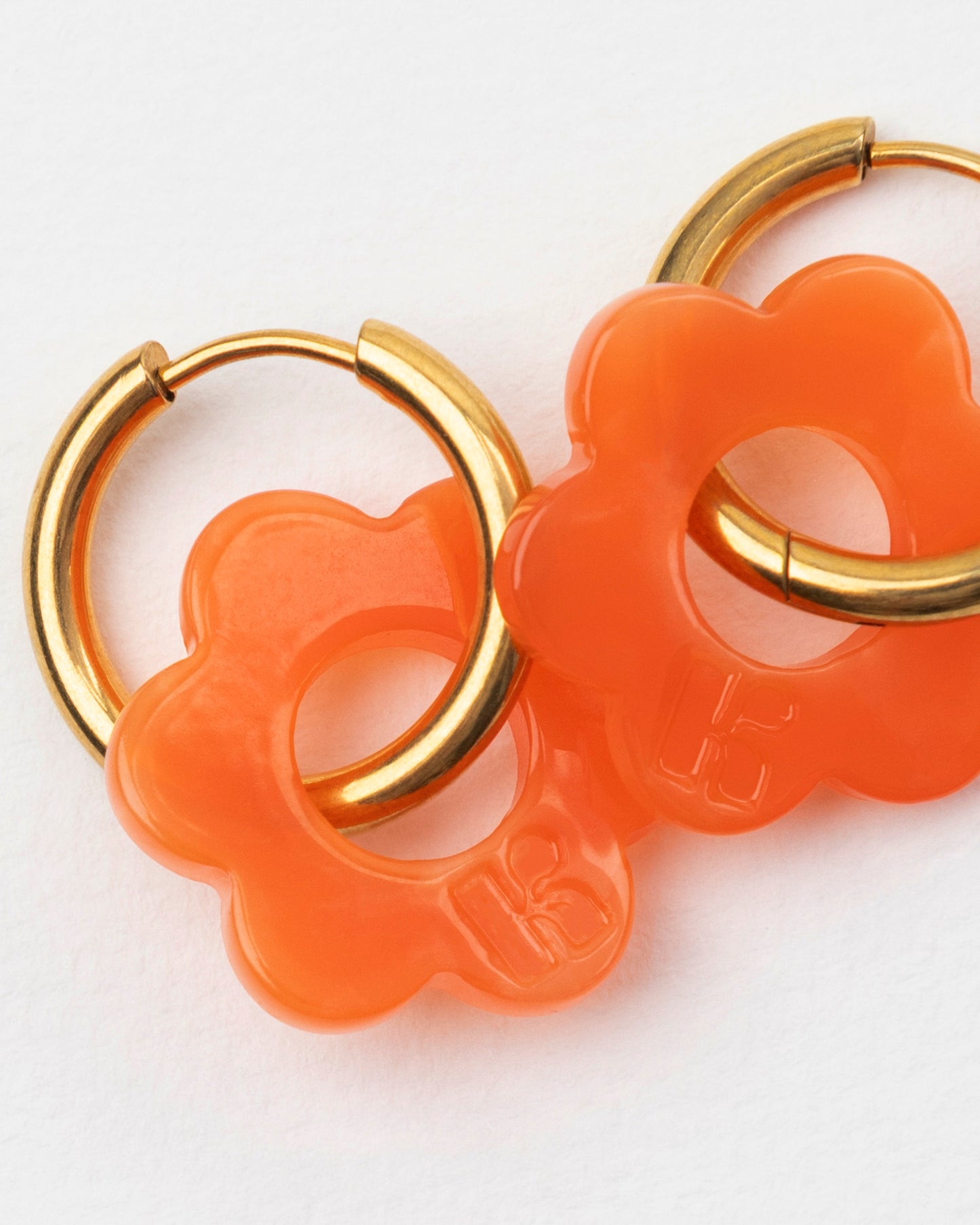 Boucles d'oreilles BABY FLEURETTE - Orange -