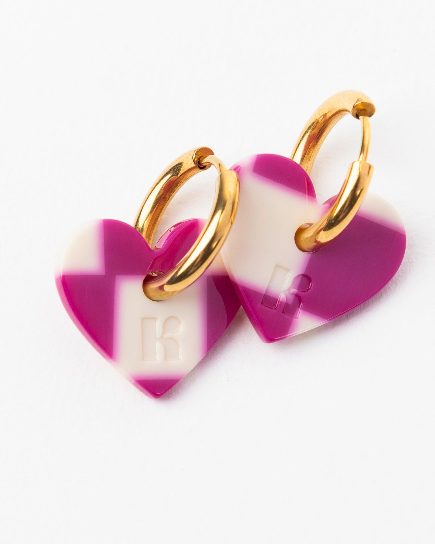 Boucles d'oreilles LOVA LOVA - Carreaux -