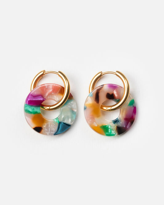 Boucles d'oreilles DONUTS - Confettis -